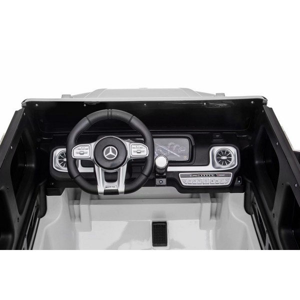 Продукт Двуместен акумулаторен джип Mercedes-Benz G63 AMG Licensed 24V,MP3, с меки гуми и кожена седалка, 4X4 - 0 - BG Hlapeta